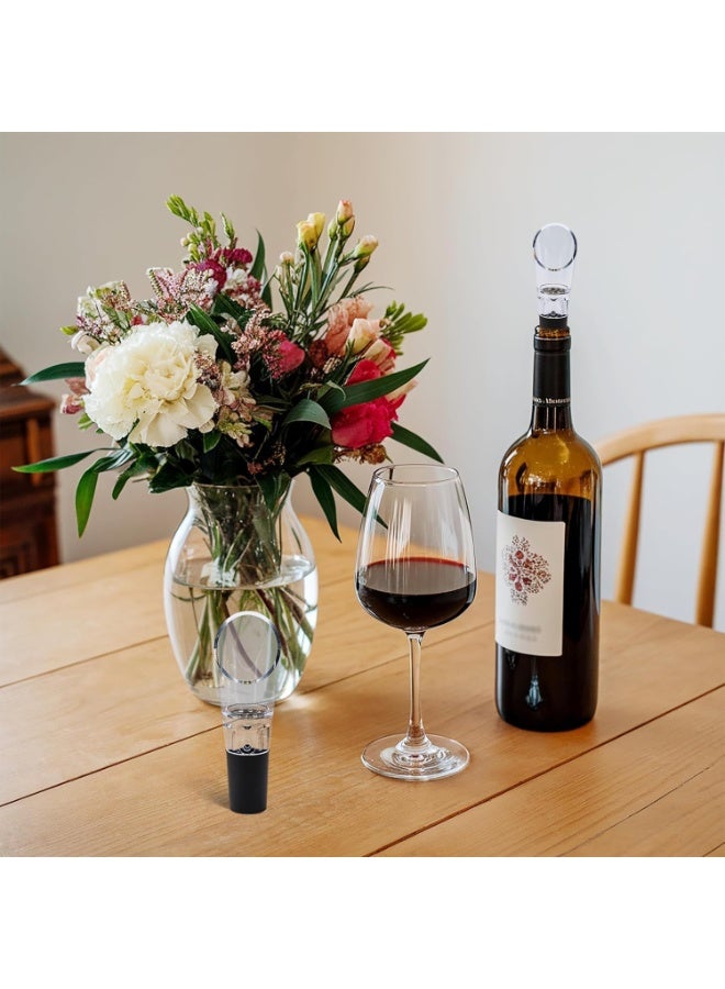 CLENEA Wine Aerator Pourer Spout, Instant Red Wine Air Aeration and Decanter Spout, Portable Wine Enhancer for Most Wine Bottles, Perfect Wine Accessories - Image 2